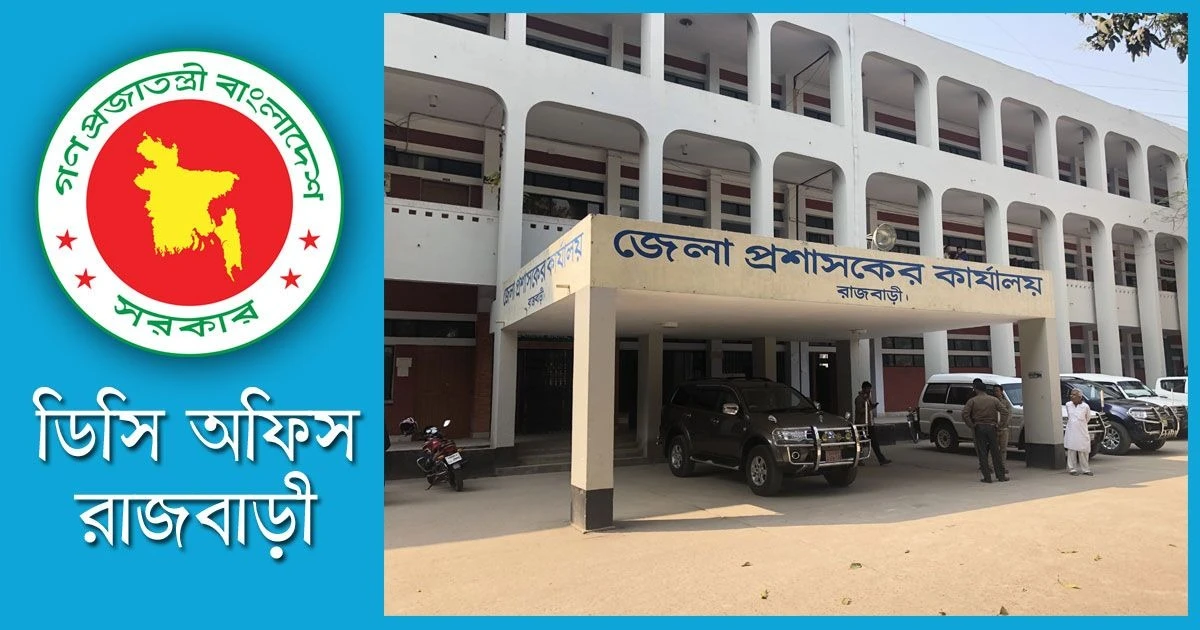 রাজবাড়ী জেলা প্রশাসকের কার্যালয়ে ২৯ পদে নিয়োগ বিজ্ঞপ্তি প্রকাশ