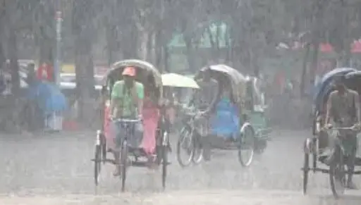 রাজধানীসহ যেসব জেলায় টানা ৫ দিন ভারি বৃষ্টির পূর্বাভাস