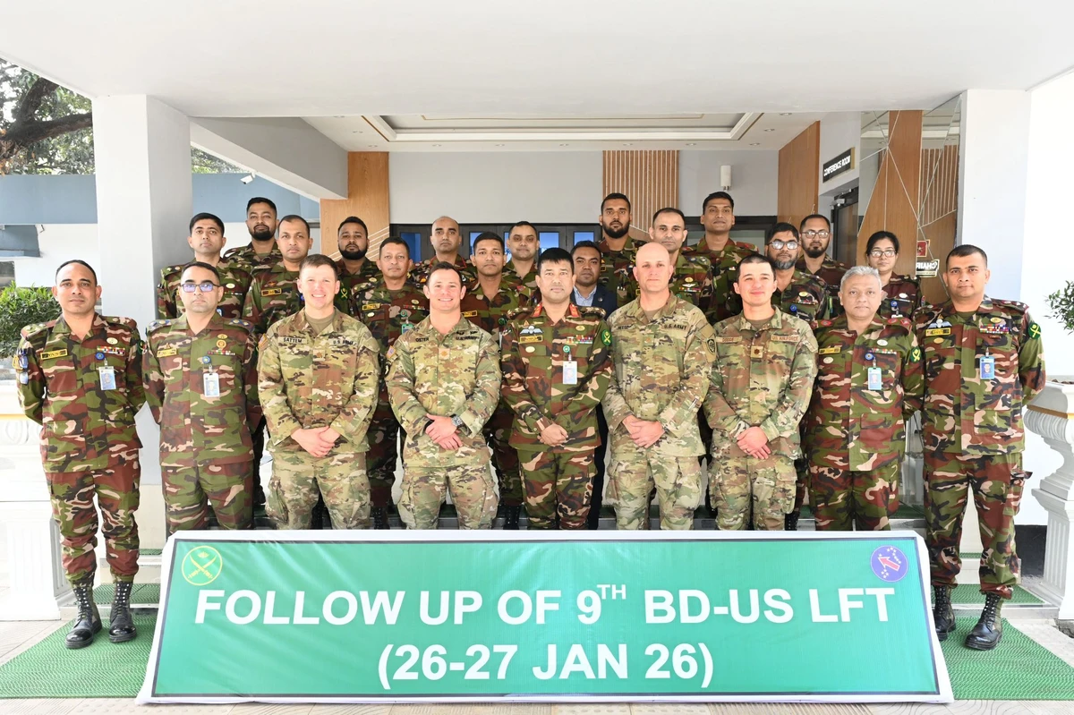 বাংলাদেশ-যুক্তরাষ্ট্র ৯ম ল্যান্ড ফোর্সেস টকস (LFT)-২০২৬ এর সফল সমাপ্তি