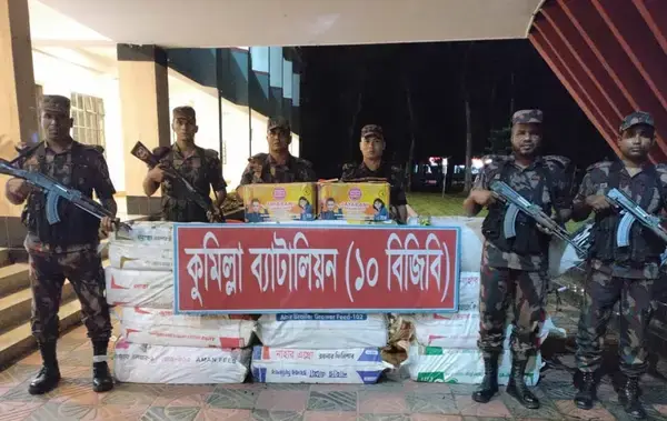 কুমিল্লায় বিজিবির অভিযানে কোটি টাকার ভারতীয় আতশবাজি জব্দ