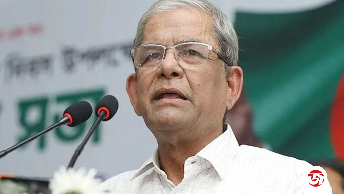 জামায়াত কখনো সুষ্ঠুভাবে চিন্তা করতে পারে না: মির্জা ফখরুল