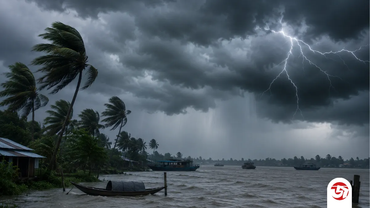ঝড়ের সতর্কতা ঢাকাসহ ১১ জেলায়, নদীবন্দরে ১ নম্বর সংকেত