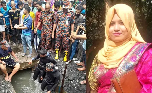 টঙ্গীতে ড্রেনে পড়ে নিখোঁজ নারীর লাশ ৩৬ ঘণ্টা পর উদ্ধার