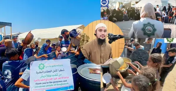 গা’যার অনাহারীদের মুখে খাবার তুলে দিচ্ছে আবু ত্ব-হা আদনানের ফাউন্ডেশন