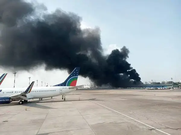 শাহজালাল বিমানবন্দরের কার্গো সেকশনে অগ্নিকাণ্ড