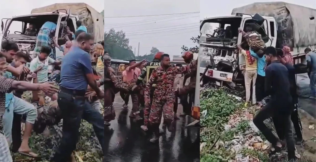 বগুড়ায় সেনাবাহিনীর ট্রাক দুর্ঘটনায় ১৩ জন আহত, গুরুতর আহত তিন