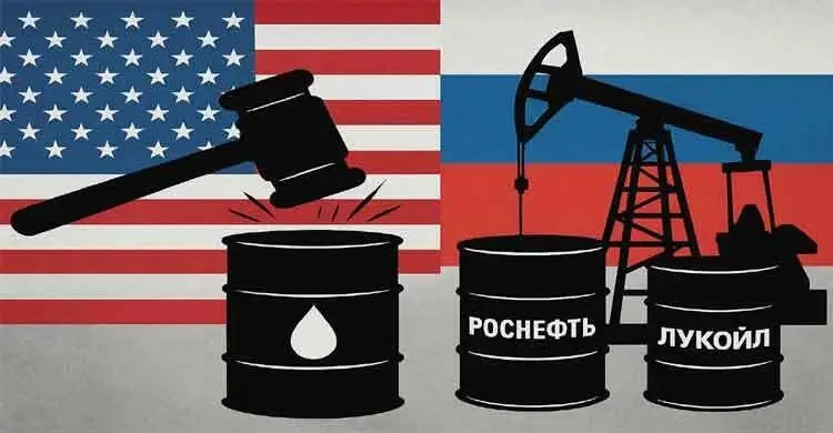 রাশিয়ার ২ শীর্ষ তেল কোম্পানির ওপর যুক্তরাষ্ট্রের নিষেধাজ্ঞা