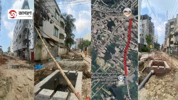 চলাচলের অযোগ্য কাওলার প্রধান সড়ক, শিক্ষার্থী ও এলাকাবাসীর জীবন প্রায় থেমে গেছে