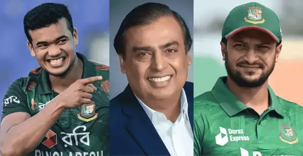 মুকেশ আম্বানির দলে সাকিব, মূল্য পাচ্ছেন তাসকিনের অর্ধেক