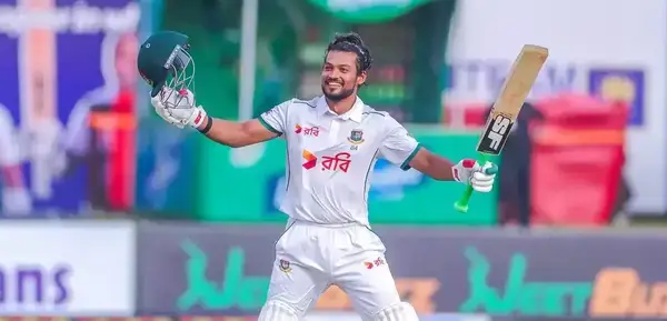 শান্তর ডাবল সেঞ্চুরির ম্যাচে ড্রয়ের পথে বাংলাদেশ