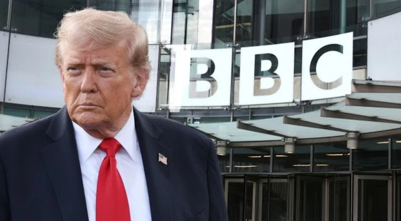 বিবিসির বিরুদ্ধে ৬ লক্ষ কোটি টাকার মামলা করার ঘোষণা ট্রাম্পের