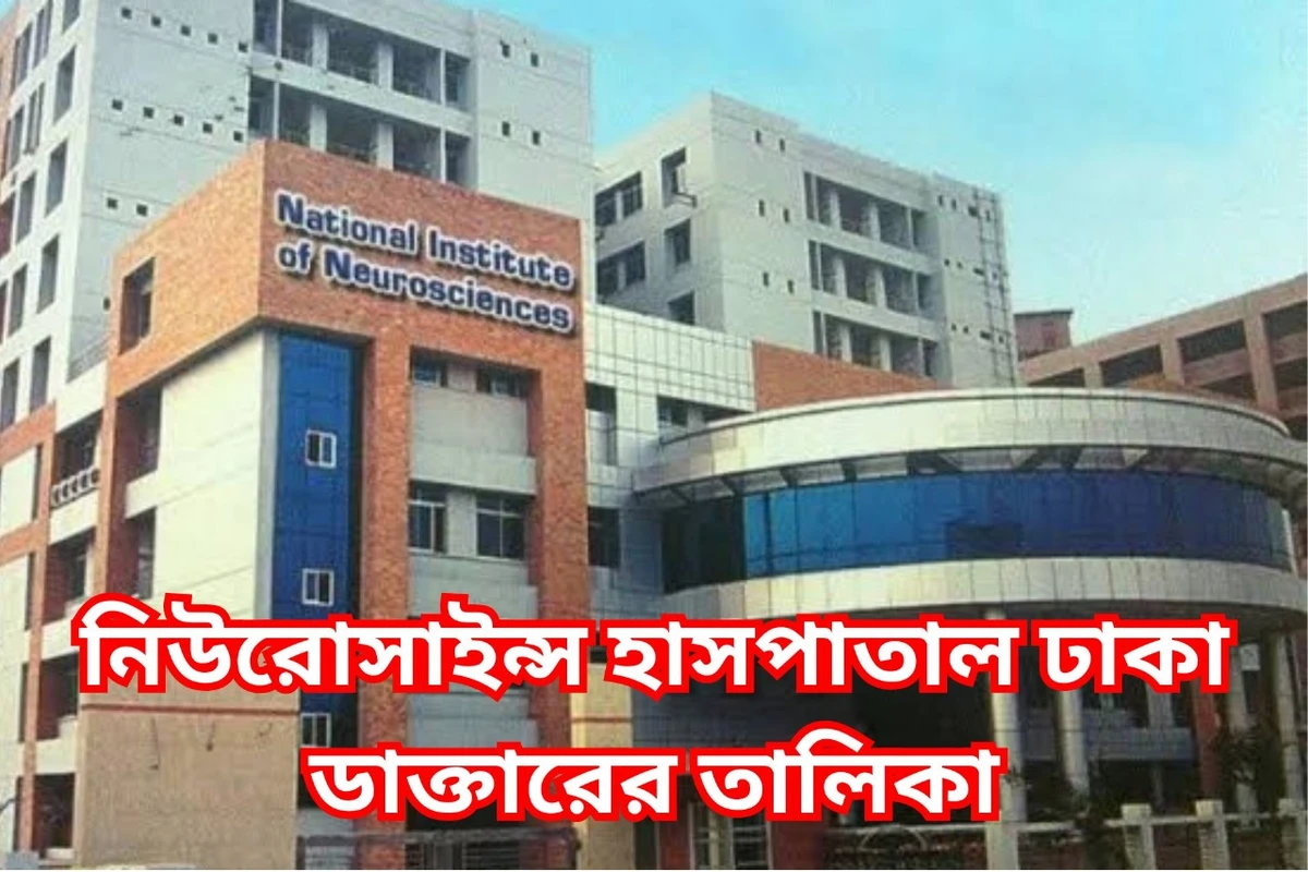 ন্যাশনাল ইনস্টিটিউট অব নিউরোসায়েন্সেস ও হাসপাতালের বড় নিয়োগ